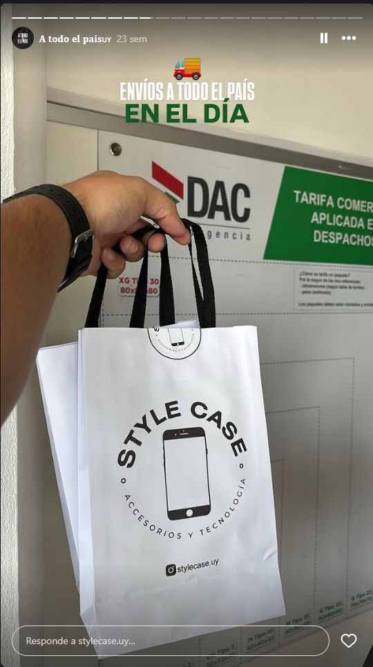 Envíos StyleCase desde Agencia DAC