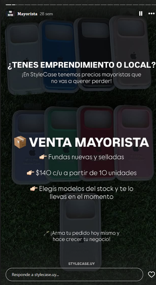 Venta mayorista $140 c/u